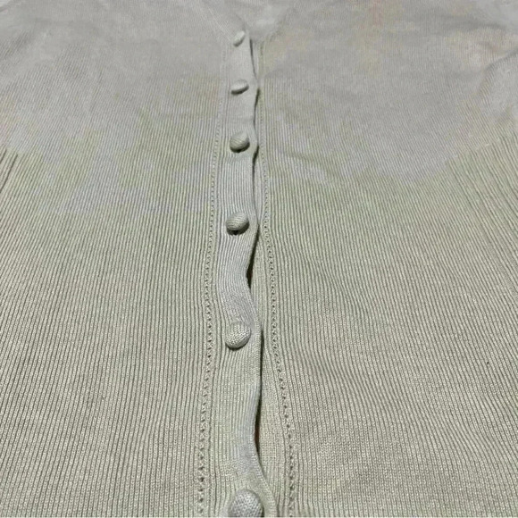 Architect Cardigan Sweater Womens Beige M? See Note - Picture 2 of 8